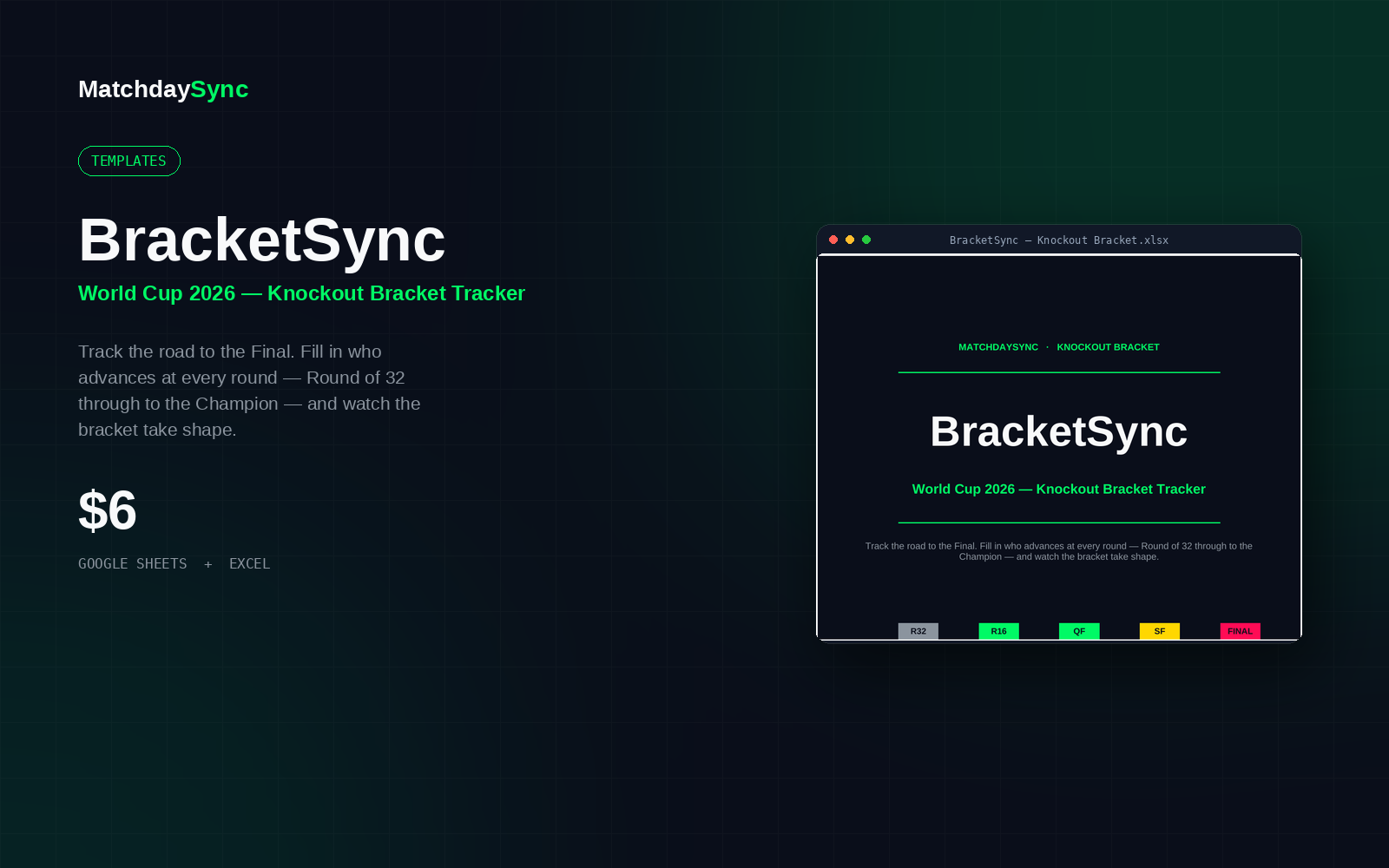 BracketSync — World Cup 2026 Predictor & Wall Bracket — view 2
