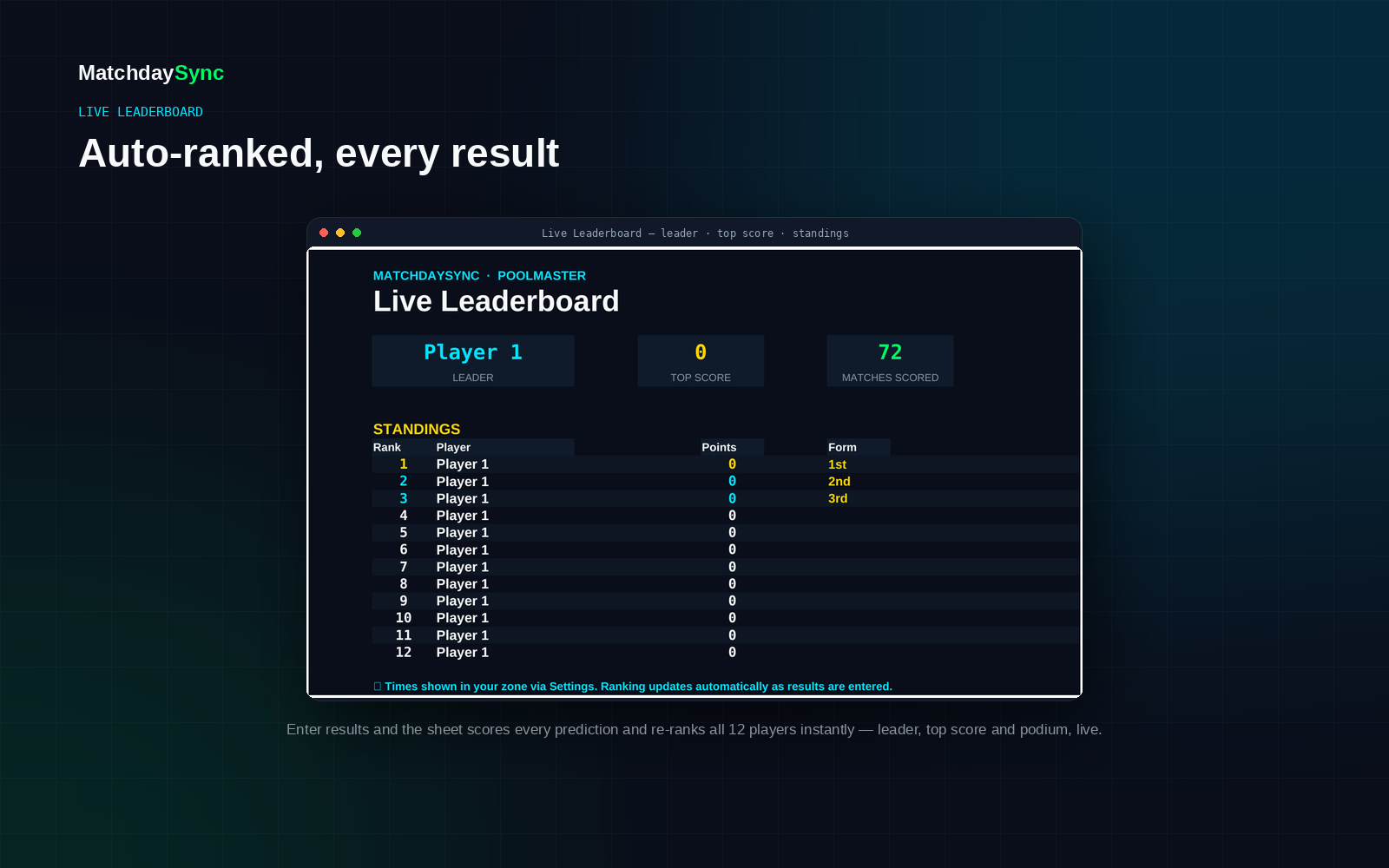PoolMaster — World Cup 2026 Office Pool & Predictor — view 3