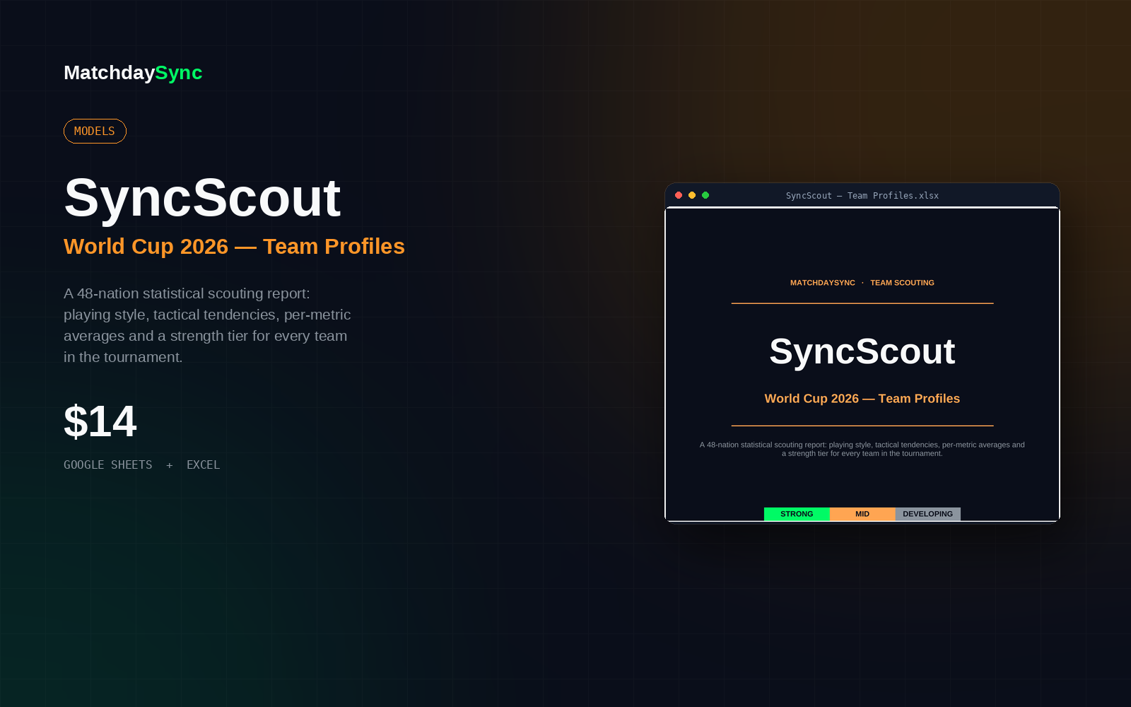 SyncScout — World Cup 2026 Team Profiles — view 2