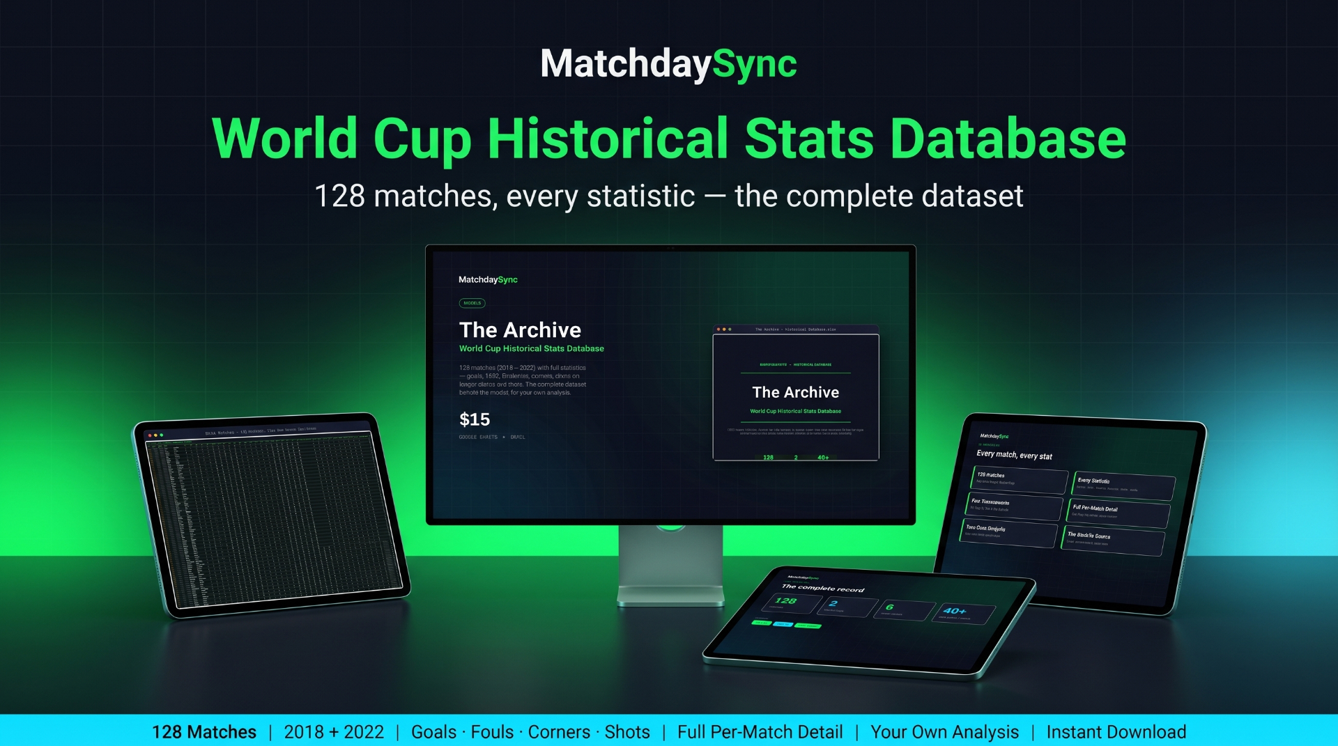 The Archive — World Cup Historical Stats Database